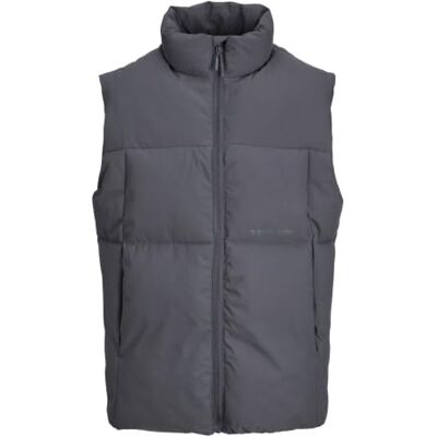 JACK & JONES Gilet pour homme, Iron Gate, M JACK & JONES Gilet pour homme, Iron Gate, M