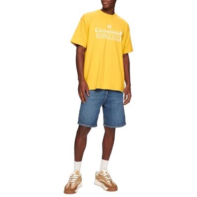 LTB Jeans T-shirt pour homme fabriqué en coton jaune surdimensionné Taille L, jaune, L LTB Jeans T-shirt pour homme fabriqué en coton jaune surdimensionné Taille L, jaune, L