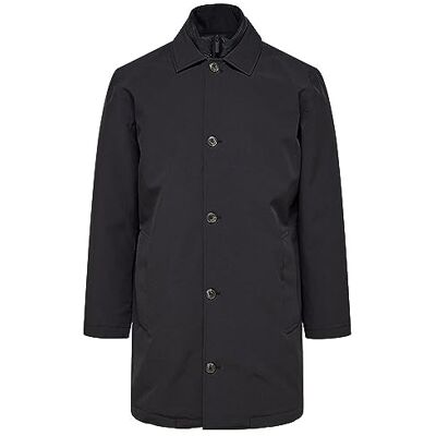 SELECTED HOMME SELETED HOMME Manteau long Slhalvin Padded Coat Noos pour homme, Noir, M SELECTED HOMME SELETED HOMME Manteau long Slhalvin Padded Coat Noos pour homme, Noir, M
