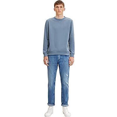 TOM TAILOR Denim Hommes Sweat-shirt avec poche poitrine 1034148, 29999 Black, XXL TOM TAILOR Denim Hommes Sweat-shirt avec poche poitrine 1034148, 29999 Black, XXL