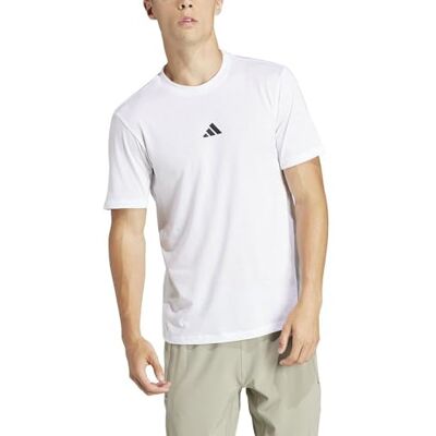 adidas Homme Workout Logo Tee, white/black, S adidas Homme Workout Logo Tee, white/black, S