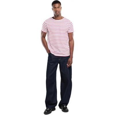 Armor-lux Armor Lux Marinière HOEDIC Homme, Multicolore (Blanc/Braise 320), S Armor-lux Armor Lux Marinière HOEDIC Homme, Multicolore (Blanc/Braise 320), S
