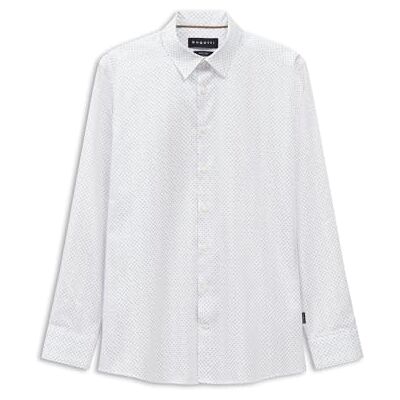 bugatti Chemise à manches longues pour homme Coupe moderne, Vert bouteille 550, 3XL bugatti Chemise à manches longues pour homme Coupe moderne, Vert bouteille 550, 3XL