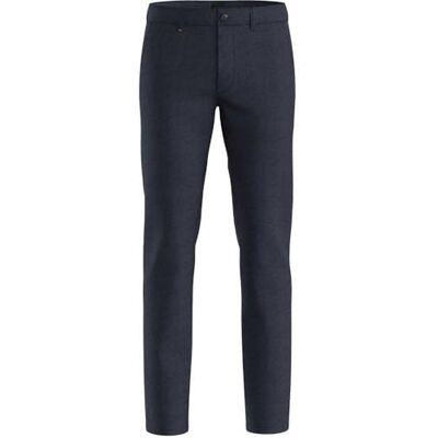 Boss Pantalon chino plat pour homme, bleu foncé, 32W / 34L Boss Pantalon chino plat pour homme, bleu foncé, 32W / 34L