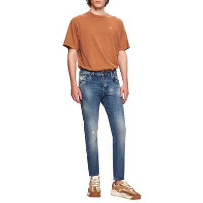 LTB Jeans Servando 600 Tapered Mid Rise Basic-5 poches Medium Wash Bleu en mélange de coton Taille W28L36, bleu, 28W / 36L LTB Jeans Servando 600 Tapered Mid Rise Basic-5 poches Medium Wash Bleu en mélange de coton Taille W28L36, bleu, 28W / 36L