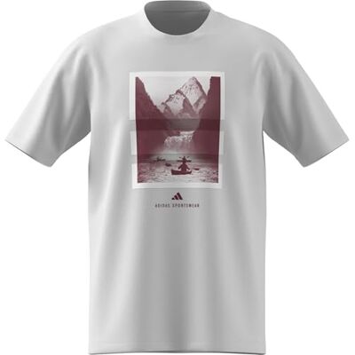 adidas herr OUTDOOR KAYAKING GRAPHIC T-SHIRT, white, XS adidas herr OUTDOOR KAYAKING GRAPHIC T-SHIRT, white, XS