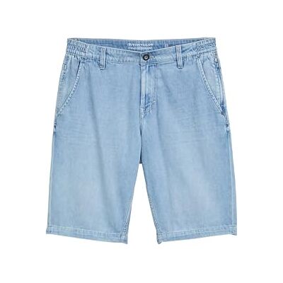 TOM TAILOR Bermuda en jean pour homme, 10117 Denim délavé usé, 34 TOM TAILOR Bermuda en jean pour homme, 10117 Denim délavé usé, 34