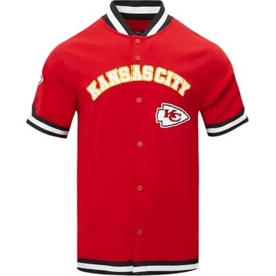 Pro Standard NFL Kansas City Chiefs Classic Chemise en chenille boutonnée Rouge/noir M Pro Standard NFL Kansas City Chiefs Classic Chemise en chenille boutonnée Rouge/noir M