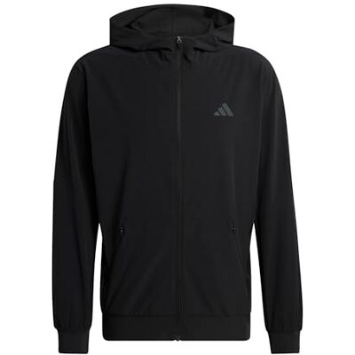 adidas Homme D4T Workout Full-Zip Hoodie Sweatshirt, black, XL adidas Homme D4T Workout Full-Zip Hoodie Sweatshirt, black, XL