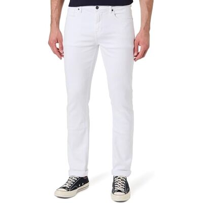 7 For All Mankind Slimmy White, Blanc., 36W 7 For All Mankind Slimmy White, Blanc., 36W