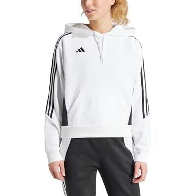 adidas Femme Tiro24 Sweat Sweatshirt, white/black, XL adidas Femme Tiro24 Sweat Sweatshirt, white/black, XL