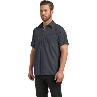 Red Kap Men's Short Sleeve Performance Plus Shop Shirt With Oilblok Technology Chemise Homme (lot de 1) Red Kap Men's Short Sleeve Performance Plus Shop Shirt With Oilblok Technology Chemise Homme (lot de 1)