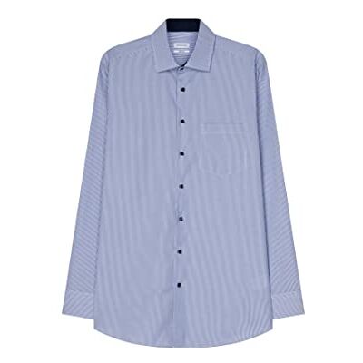 seidensticker Regular Fit Langarm Hemd Chemise, Blau, 41 pour des Hommes seidensticker Regular Fit Langarm Hemd Chemise, Blau, 41 pour des Hommes