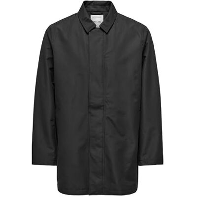 Only & Sons Onshall Coat OTW, Noir, XL Hommes, Noir, XL Only & Sons Onshall Coat OTW, Noir, XL Hommes, Noir, XL