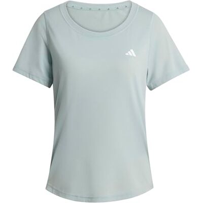 adidas dam Workout Essentials Scoop Neck T-Shirt, Wonder Sage, XS adidas dam Workout Essentials Scoop Neck T-Shirt, Wonder Sage, XS
