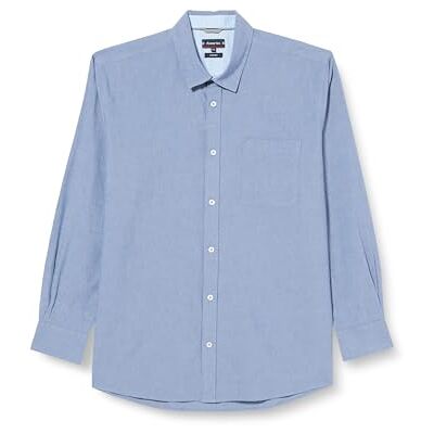 Armor-lux Armor Lux Chemise Manches Longues Confort Col Simple Homme, Chambray Athena, XXL Armor-lux Armor Lux Chemise Manches Longues Confort Col Simple Homme, Chambray Athena, XXL