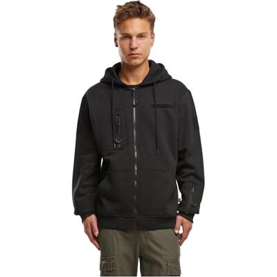Brandit Veste de survêtement tactique pour homme, Noir, 4XL Brandit Veste de survêtement tactique pour homme, Noir, 4XL
