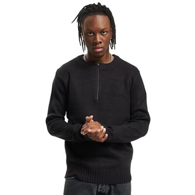 Brandit Pull militaire, différentes couleurs, tailles S à 5XL, Noir, L Brandit Pull militaire, différentes couleurs, tailles S à 5XL, Noir, L