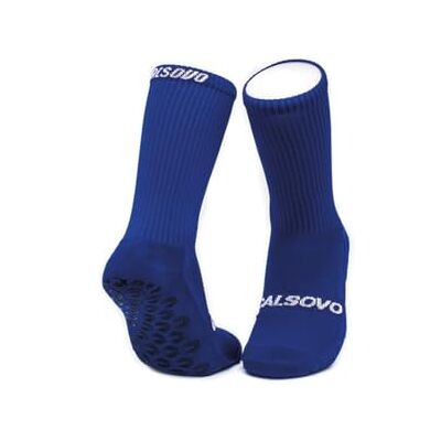 CALSOVO Chaussettes de sport unisexes Qualité supérieure Bleu marine (antidérapantes) CALSOVO Chaussettes de sport unisexes Qualité supérieure Bleu marine (antidérapantes)