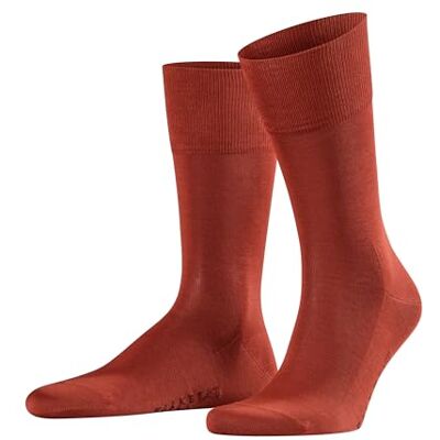 FALKE Tiago Paire de chaussettes en coton respirant fines unies brillantes extra douces sur la peau Coutures plates au niveau des orteils pour une tenue décontractée, Marron (Bean 5772), 41-42 EU FALKE Tiago Paire de chaussettes en coton respirant fines unies brillantes extra douces sur la peau Coutures plates au niveau des orteils pour une tenue décontractée, Marron (Bean 5772), 41-42 EU