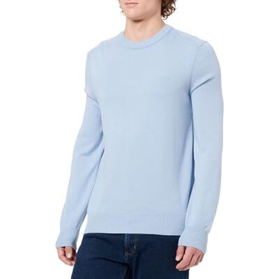 Boss Pull tricoté Asac_c pour homme, 470open Blue, L Boss Pull tricoté Asac_c pour homme, 470open Blue, L
