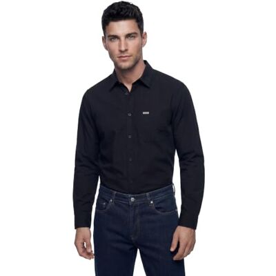 GUESS Ls Pkt Essential Shirt LS PKT ESSENTIAL CHEMISE Homme (lot de 1) GUESS Ls Pkt Essential Shirt LS PKT ESSENTIAL CHEMISE Homme (lot de 1)