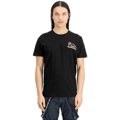 Alpha T-Shirt Homme Imprimé Naval Dos Noir, XL, Noir, XL Alpha T-Shirt Homme Imprimé Naval Dos Noir, XL, Noir, XL
