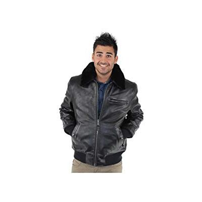 Schott NYC Veste pour homme, Noir, M Schott NYC Veste pour homme, Noir, M