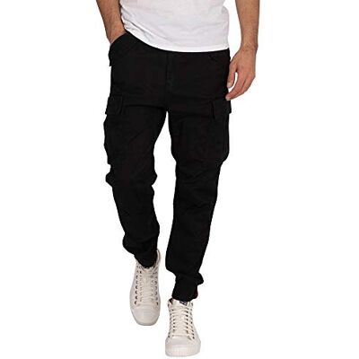 Alpha Pantalon de loisirs Airman pour homme, Noir, 31 Alpha Pantalon de loisirs Airman pour homme, Noir, 31