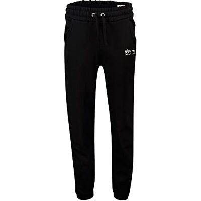 Alpha Organics EMB Regular Jogger Pantalon De Costume Homme, Noir, XXL Alpha Organics EMB Regular Jogger Pantalon De Costume Homme, Noir, XXL
