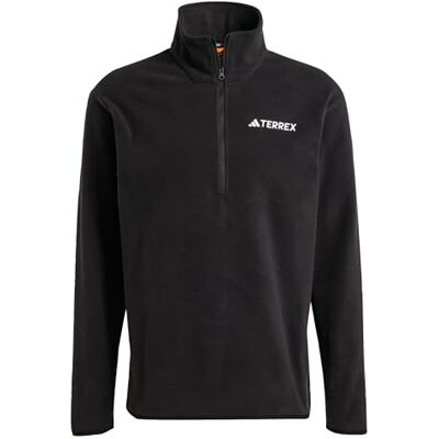 adidas herr Terrex Multi Essentials Half Zip Fleece Jacket, black, S adidas herr Terrex Multi Essentials Half Zip Fleece Jacket, black, S