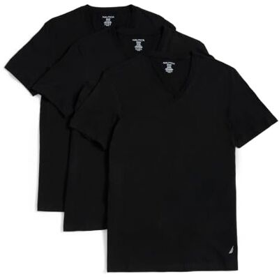 Nautica Polo pour homme, Noir nouveau Lot de 3, M Nautica Polo pour homme, Noir nouveau Lot de 3, M