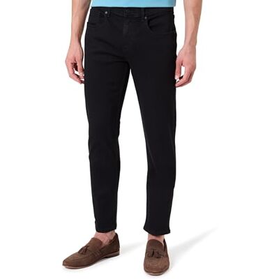 7 For All Mankind Jean slim fuselé noir pour homme, Noir, 38W 7 For All Mankind Jean slim fuselé noir pour homme, Noir, 38W