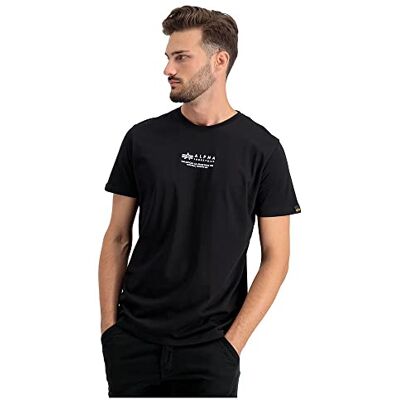 Alpha Wording T T-shirt pour homme, noir, L Alpha Wording T T-shirt pour homme, noir, L