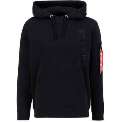 Alpha Sweat à capuche Emb Hoody pour homme, Noir, XL Alpha Sweat à capuche Emb Hoody pour homme, Noir, XL