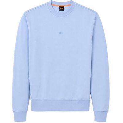 Boss Sweat-shirt Wesmallcrew pour homme, Bleu (470open Blue), XXL Boss Sweat-shirt Wesmallcrew pour homme, Bleu (470open Blue), XXL