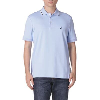 Nautica Classic Fit Polo À Manches Courtes Dual Tipped Collar Polo Homme (lot de 1) Nautica Classic Fit Polo À Manches Courtes Dual Tipped Collar Polo Homme (lot de 1)