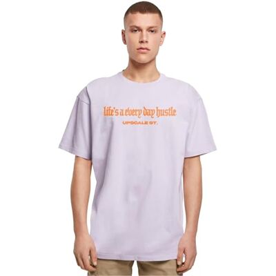 Upscale T-shirt pour homme Hustle Oversize Tee T-shirt imprimé pour homme Coupe surdimensionnée Coton T-shirt imprimé graphique, lilas, XS Upscale T-shirt pour homme Hustle Oversize Tee T-shirt imprimé pour homme Coupe surdimensionnée Coton T-shirt imprimé graphique, lilas, XS