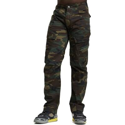 Brandit Pantalon de loisirs Adven Slim Fit pour homme, Woodland, M mince Brandit Pantalon de loisirs Adven Slim Fit pour homme, Woodland, M mince