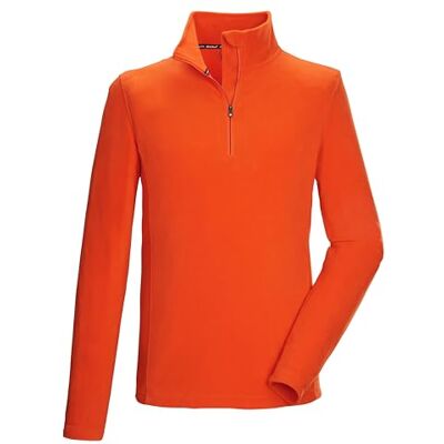killtec 40878-000 KSW 99 MN FLC SHRT T-shirt en polaire pour homme avec col montant et fermeture éclair Orange foncé Taille XL killtec 40878-000 KSW 99 MN FLC SHRT T-shirt en polaire pour homme avec col montant et fermeture éclair Orange foncé Taille XL
