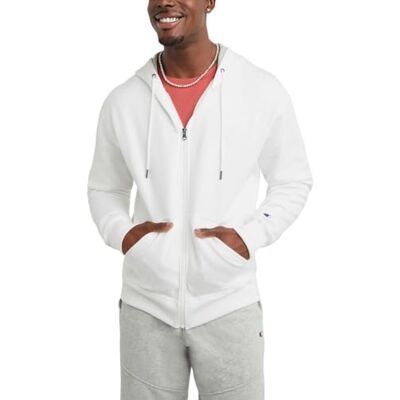 Champion Powerblend Full-zip Hoodie Veste pour se réchauffer ou courir Homme (lot de 1) Champion Powerblend Full-zip Hoodie Veste pour se réchauffer ou courir Homme (lot de 1)