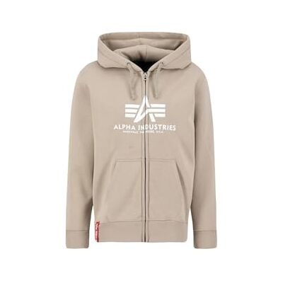 Alpha Sweat à capuche zippé basique pour homme, Sable vintage, S Alpha Sweat à capuche zippé basique pour homme, Sable vintage, S