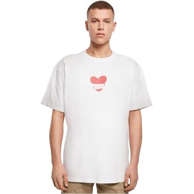 MERCHCODE Mp5012541-hugs & Love Heart Hug Heavy Oversize Tee T-shirt Homme (lot de 1) MERCHCODE Mp5012541-hugs & Love Heart Hug Heavy Oversize Tee T-shirt Homme (lot de 1)
