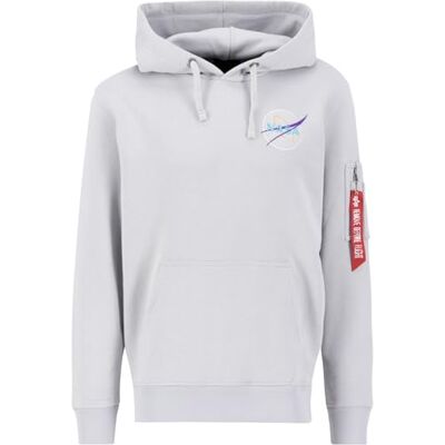 Alpha Sweat à capuche Dark Side pour homme, gris pastel, Pastel Grey, M Alpha Sweat à capuche Dark Side pour homme, gris pastel, Pastel Grey, M