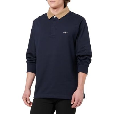 GANT Cord Collar Heavy Rugger Polo Homme GANT Cord Collar Heavy Rugger Polo Homme