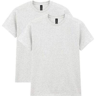 Gildan Lot de 2 t-shirts en coton épais pour adulte Chemise Homme (lot de 2) Gildan Lot de 2 t-shirts en coton épais pour adulte Chemise Homme (lot de 2)