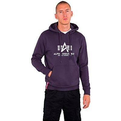 Alpha Basic Hoody Sweat-Shirt À Capuche Sport Homme, Nightshade, XXS Alpha Basic Hoody Sweat-Shirt À Capuche Sport Homme, Nightshade, XXS
