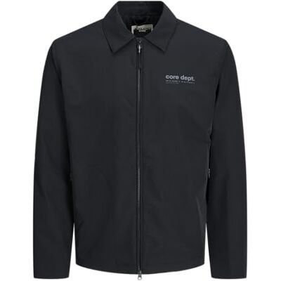 JACK & JONES Veste-Chemise Surchemise, Noir, M JACK & JONES Veste-Chemise Surchemise, Noir, M
