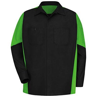 Red Kap ® Men's Long Sleeve Two-tone Crew Shirt T-shirt Homme (lot de 1) Red Kap ® Men's Long Sleeve Two-tone Crew Shirt T-shirt Homme (lot de 1)