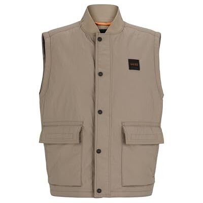 Boss Outerw_Gilet Homme, Open Brown246, 42 Boss Outerw_Gilet Homme, Open Brown246, 42